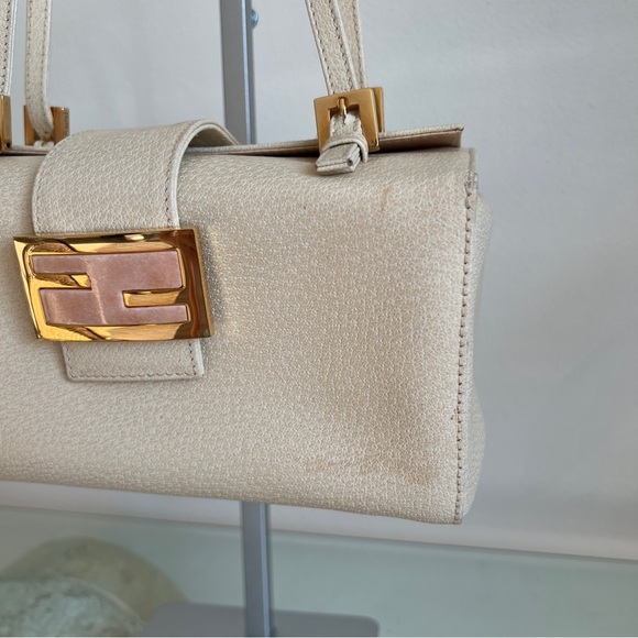 RARE Vintage FENDI Box Baguette Shoulder Bag / FENDI Baguette Bag - Picture 3 of 14